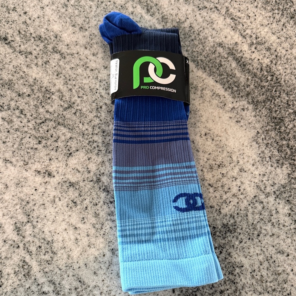 Pro Compression Marathon Socks XS Blue Hombre BLUOMBRX